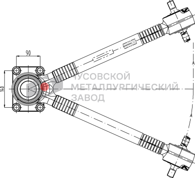 Штанга V-образная MAN